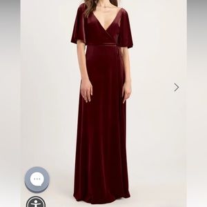 Jenny Yoo Marin Dress in Dark Berry